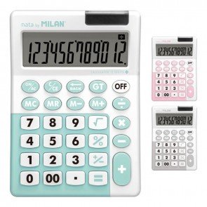 Kalkulators Milan, 12 ciparu displejs + Edition asorti