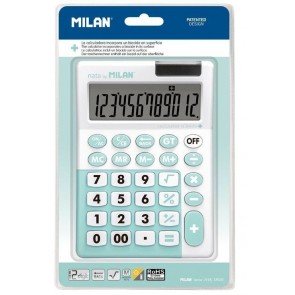 Kalkulators Milan, 12 ciparu displejs + Edition tirkīza