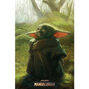Plakāts Star Wars: The Mandalorian The Child Art (91.5x61)