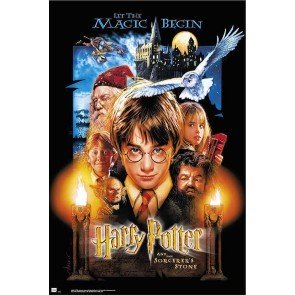 Plakāts Harry Potter and The Sorcerers Stone (91.5x61)