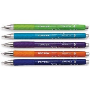 Lodīšu pildspalva 0.7 mm automātiksā Toptek Fashion zila asorti