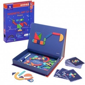 Spēle bērniem magnētiska kastē ar gumiju Formas