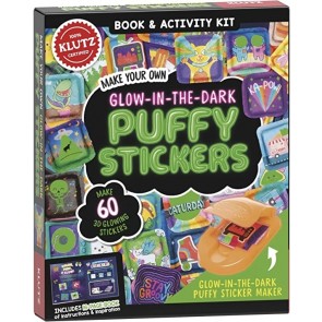 Make Your Own Glow-in-the-Dark Puffy Stickers (grāmata ar pielikumu, Klutz)