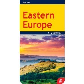 Austrumeiropa/Eastern Europe. Autoceļu karte 1:2 000 000