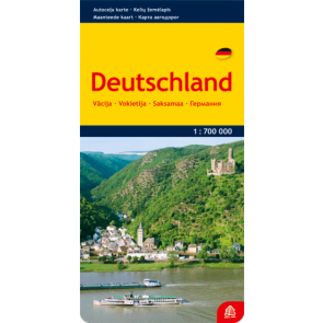 Vācija/Deutschland. Autoceļu karte 1:700 000