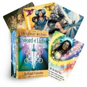 Archangel Michael Sword of Light Oracle (grāmata un 44 kārtis)