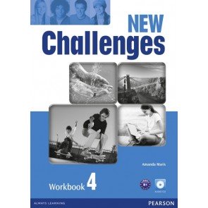 New Challenges 4 WBk + CD