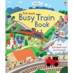 Pull-back Busy Train (grāmata ar pielikumu)