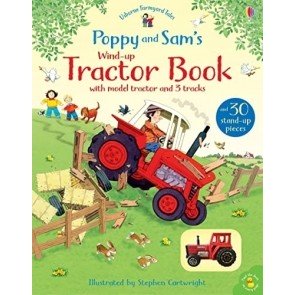 Poppy and Sam's Wind-Up Tractor Book (grāmata ar pielikumu)