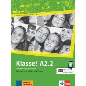 Klasse A2.2 Kursbuch + Audios und Videos