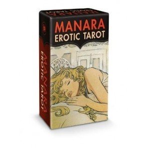Manara Erotic Mini Tarot deck (78 kārtis)
