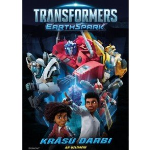 Transformers EarthSpark: Krāsu darbi ar uzlīmēm