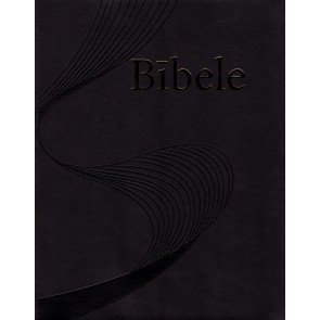 Bībele (1965.g. revidētais teksts) melna, lieliem burtiem