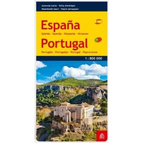 Spānija, Portugāle/Espana, Portugal. Autoceļu karte 1:800 000