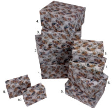 Dāvanu kaste 36.4*28.2*16.5 cm Spalvas